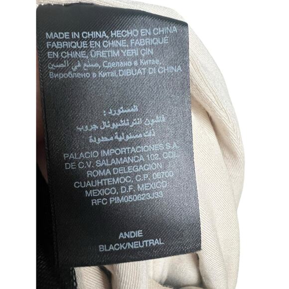 bebe Andie Lingerie Mini Dress Black/Nude Womens Size S Romantic Nightwear Party - Picture 7 of 8